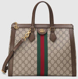 Ophidia GG Web Medium Top-Handle Bag