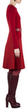 Long-Sleeve Zip-Front Dress