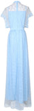Polka Dot Tulle Sleeveless Maxi Dress