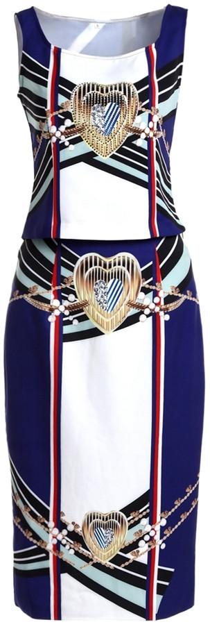 Heart Print Top & Skirt Set - DESIGNER INSPIRED FASHIONS