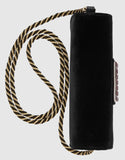 Shoulder Bag with Square G, Black