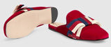Velvet Slipper with Sylvie Bow