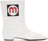 Patent Logo Boots - White, Black or Yellow