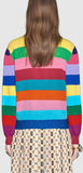 Striped Tiger-Embroidered Sweater - DESIGNER INSPIRED FASHIONS