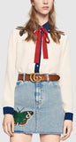 Bee Embellished Silk Blouse - DESIGNER INSPIRED FASHIONS