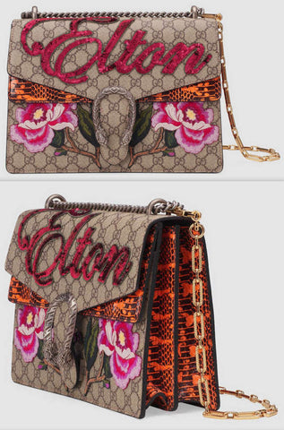 'Elton' Dionysus GG Supreme Shoulder Bag - DESIGNER INSPIRED FASHIONS