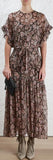 Bowerbird Frill Silk Dress - DESIGNER INSPIRED FASHIONS
