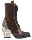 Rylee Baroque Medium Velvet Boots