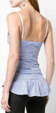 Ruched Zip Front Cami | DESIGNER INSPIRED FASHIONS