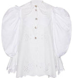 White Eyelet Blouse