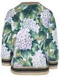 Hydrangea Print Sweatshirt