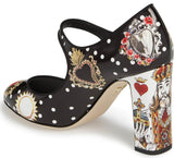 Button Card Print Mary Jane Pumps