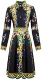 Floral Print Shirt Dress