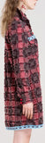 Long Plaid Tweed Shirt