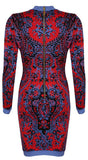 Mini Dress with Lace-Up Front