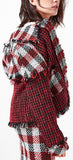 Checkered Tweed Jacket