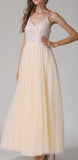 Sequined Sleeveless Tulle/Mesh Gown
