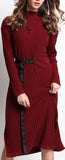 Cashmere & Wool-Blend Knit Midi Dress