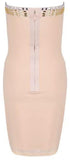 Embellished Strapless Mini Dress