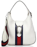 Dionysus Leather Hobo Bag White - DESIGNER INSPIRED FASHIONS