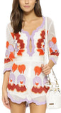 'Never Ever' Embroidered Romper - DESIGNER INSPIRED FASHIONS