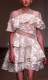 'Mischief' Layer Dress in White - DESIGNER INSPIRED FASHIONS