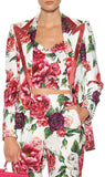 Floral Peony Print Blazer Cady Jacket