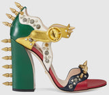'Malin' Spike Leather Sandals - DESIGNER INSPIRED FASHIONS