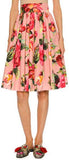 Floral Printed Flounce Top & Matching Skirt Set