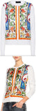 'Majolica' Printed Cardigan Sweater