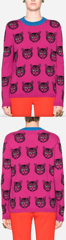 Mystic Cat Wool Knit Sweater