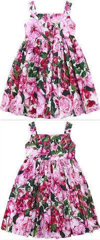 Floral Print Button-Down Sundress