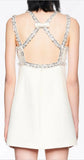 Jewel Trim Mini Dress