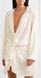 'Alassio' Draped Mini Dress