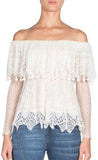Off-the-Shoulder Pompom-embellished Top