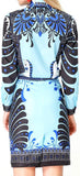 Printed Blouse and Skirt Set