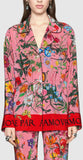 'Flora' Snake Silk Shirt & Pant Set - DESIGNER INSPIRED FASHIONS