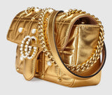 GG Marmont Matelass̩ Mini Bag, Gold