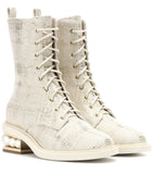 Pearl Ankle Boots - Blue or White