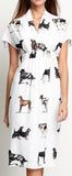 Dog Print Dress