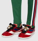 'Falacer' Patent Leather Sneaker with Web, Red