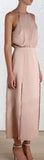 Picnic Sueded Halter Dress, Black or Blush Pink