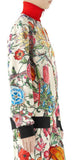 Floral Zip Jacket and Jogging Pant Suit