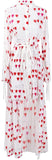 Heart-Printed Asymmetric Shirt Dress | DESIGNER INSPIRED FASHIONS