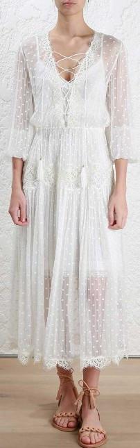 'Oleander' Lattice Silk Dress - DESIGNER INSPIRED FASHIONS