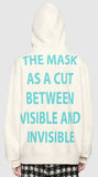 'Manifesto' Oversize Sweatshirt, White | DESIGNER INSPIRED FASHIONS