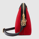 Ophidia Small Shoulder Bag - Red, Chestnut Brown or Black