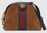 Ophidia Small Shoulder Bag - Red, Chestnut Brown or Black