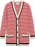 Striped Cardigan Sweater
