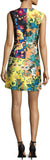 Floral Print Tailored Shift Dress